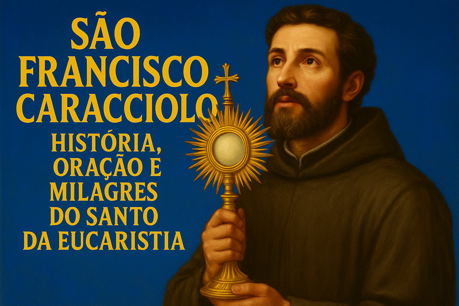 SANTO DO DIA 04 DE JUNHO: SÃO FRANCISCO CARACCIOLO