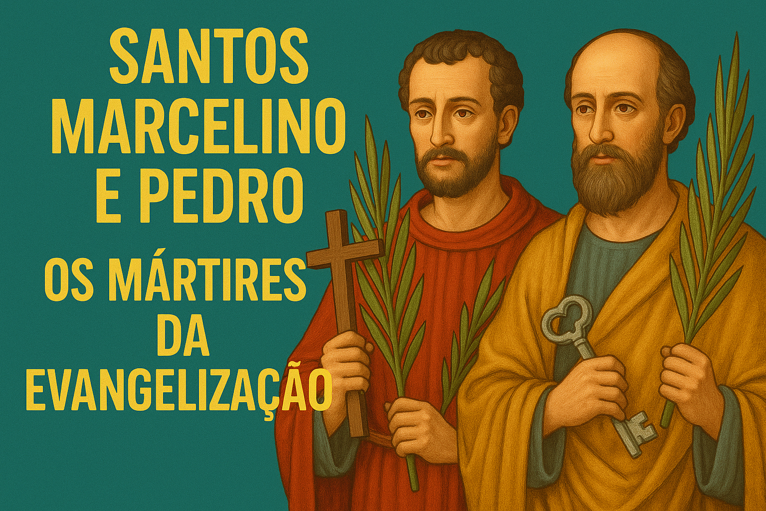 anto do Dia Santos Marcelino e Pedro os Mártires da Evangelização