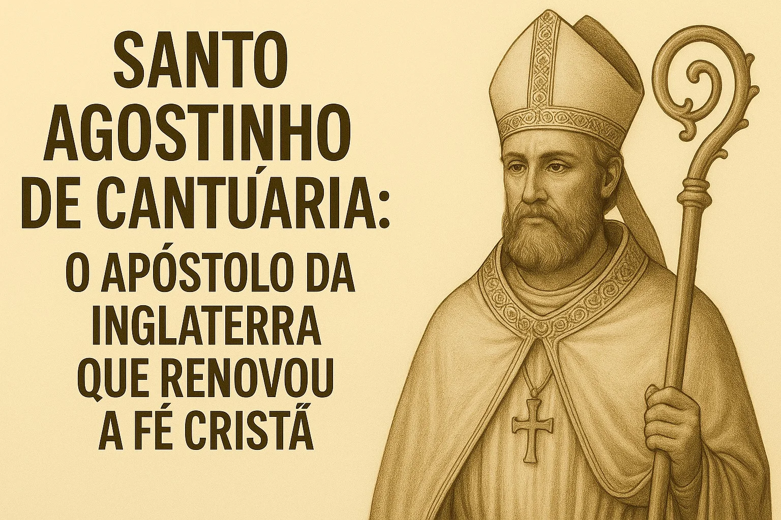 Santo Agostinho de Cantuária: O Apóstolo da Inglaterra Que Renovou a Fé Cristã: 27 de Maio