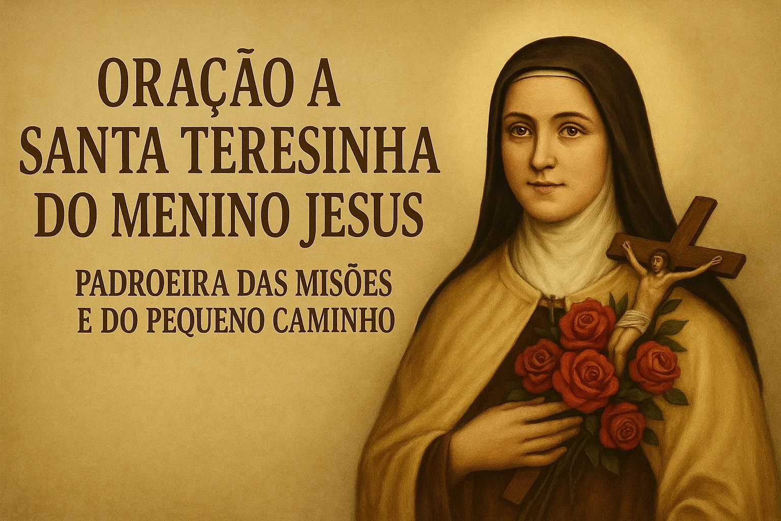 Oraçao a Santa Teresinha do Menino Jesus