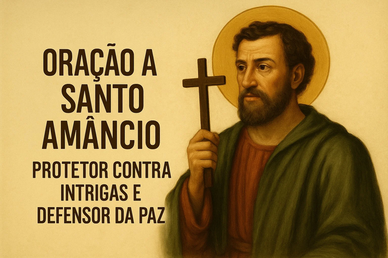 Oração a Santo Amâncio Protetor Contra Intrigas e Defensor da Paz.