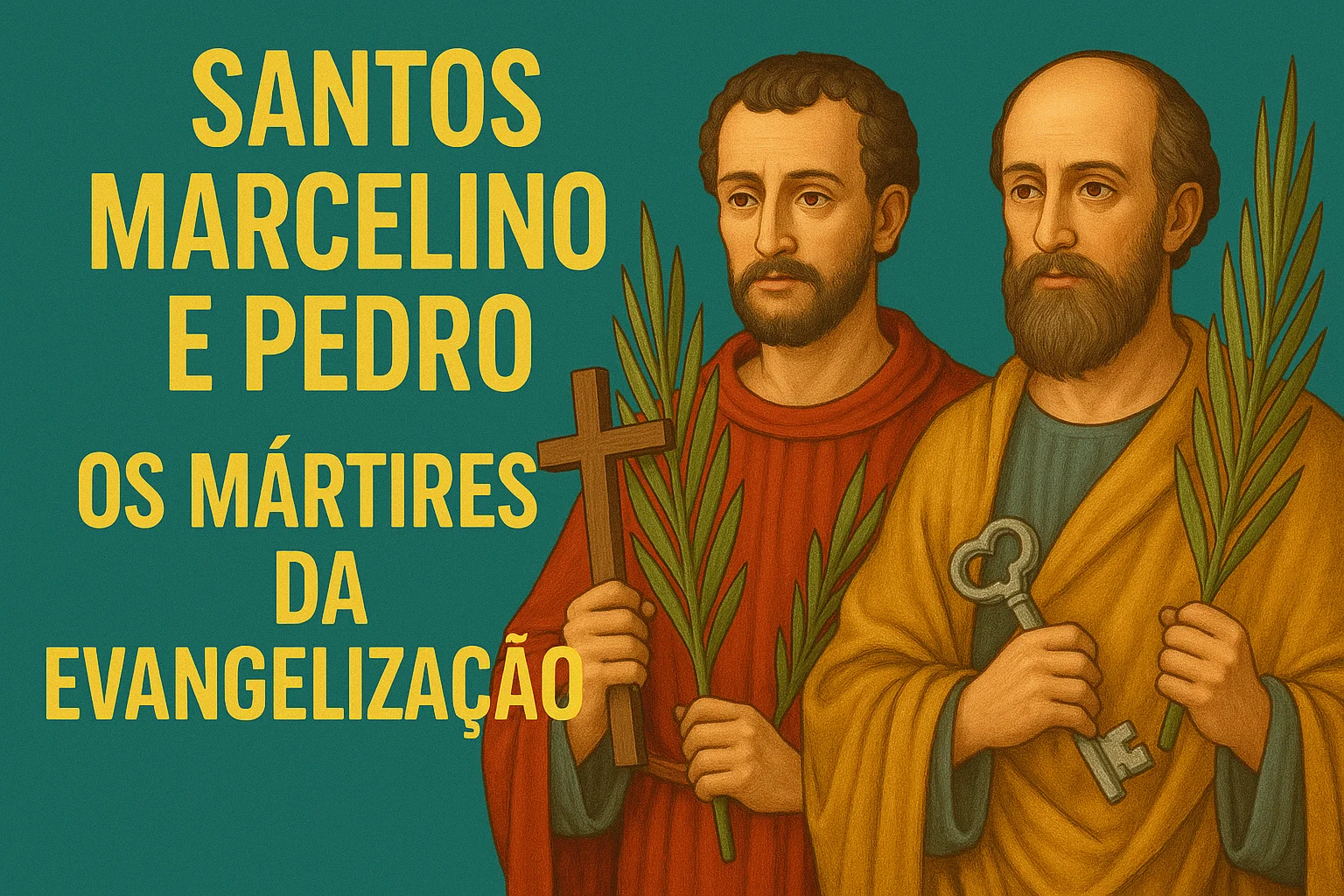 anto do Dia Santos Marcelino e Pedro os Mártires da Evangelização